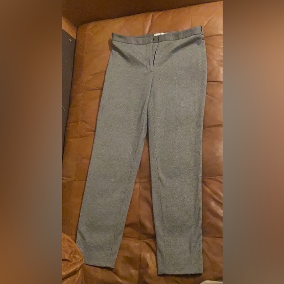 Calvin Klein Size 6 black and grey hounds tooth ankle pants - Picture 3 of 7